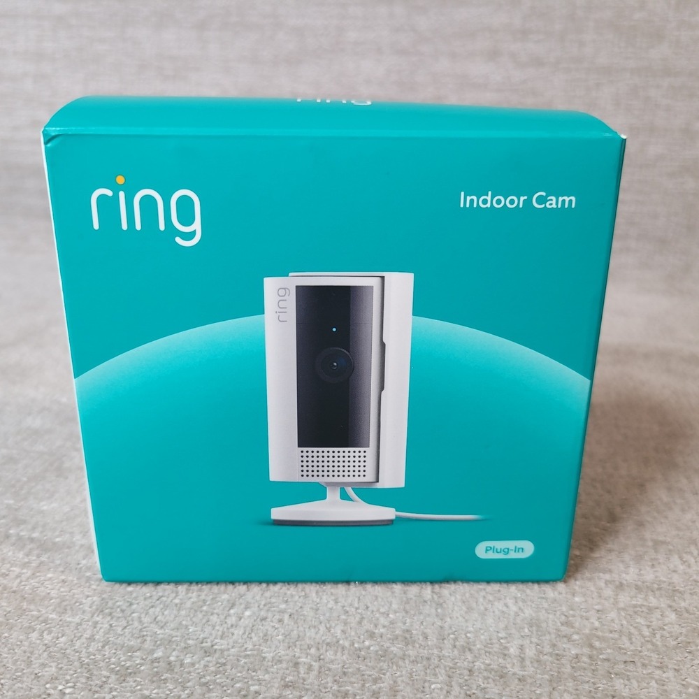 Ring Indoor Cam 2nd Gen Plug-In 1080p HD WiFi Security Camera New in Box